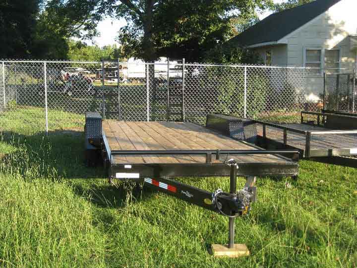 Black Utility Trailer