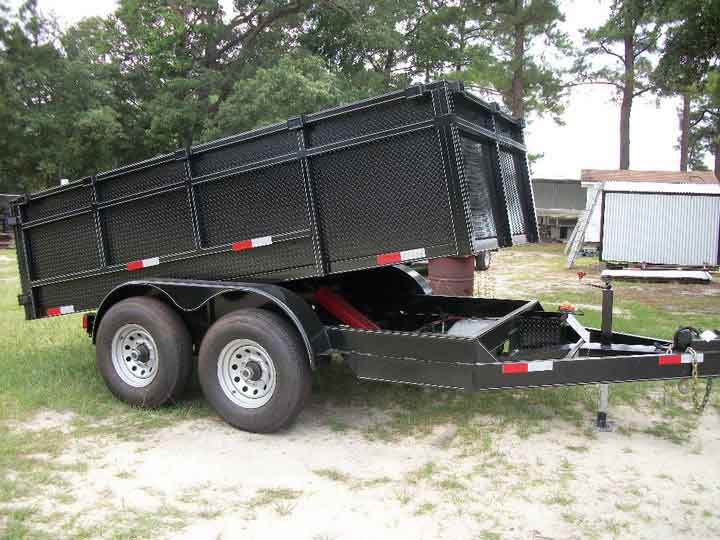 Black Utility Trailer